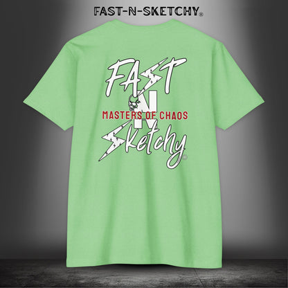 Fast-N-Sketchy Logo Premium Fitted Tee