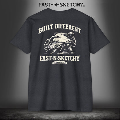 Built Different: Daytona Bike Week Bagger Racing Biker Edition Premium Tee
