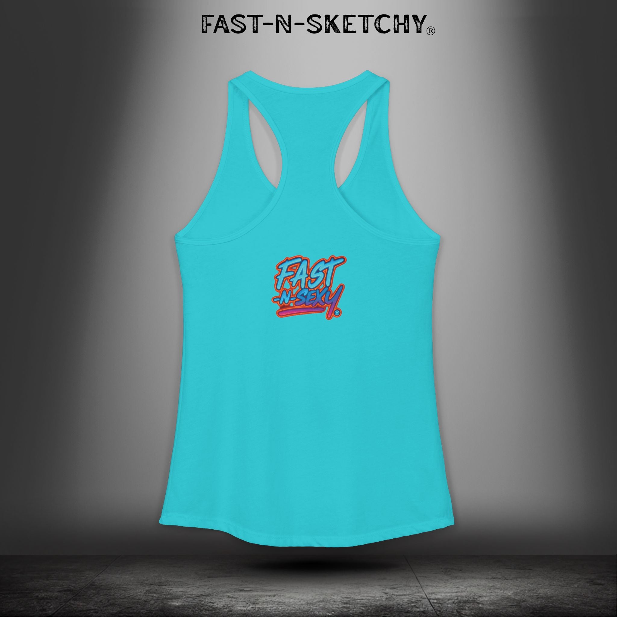 I am Enough: FAST-N-SEXY - Racerback Tank Top