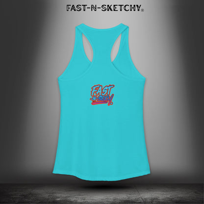 I am Enough: FAST-N-SEXY - Racerback Tank Top