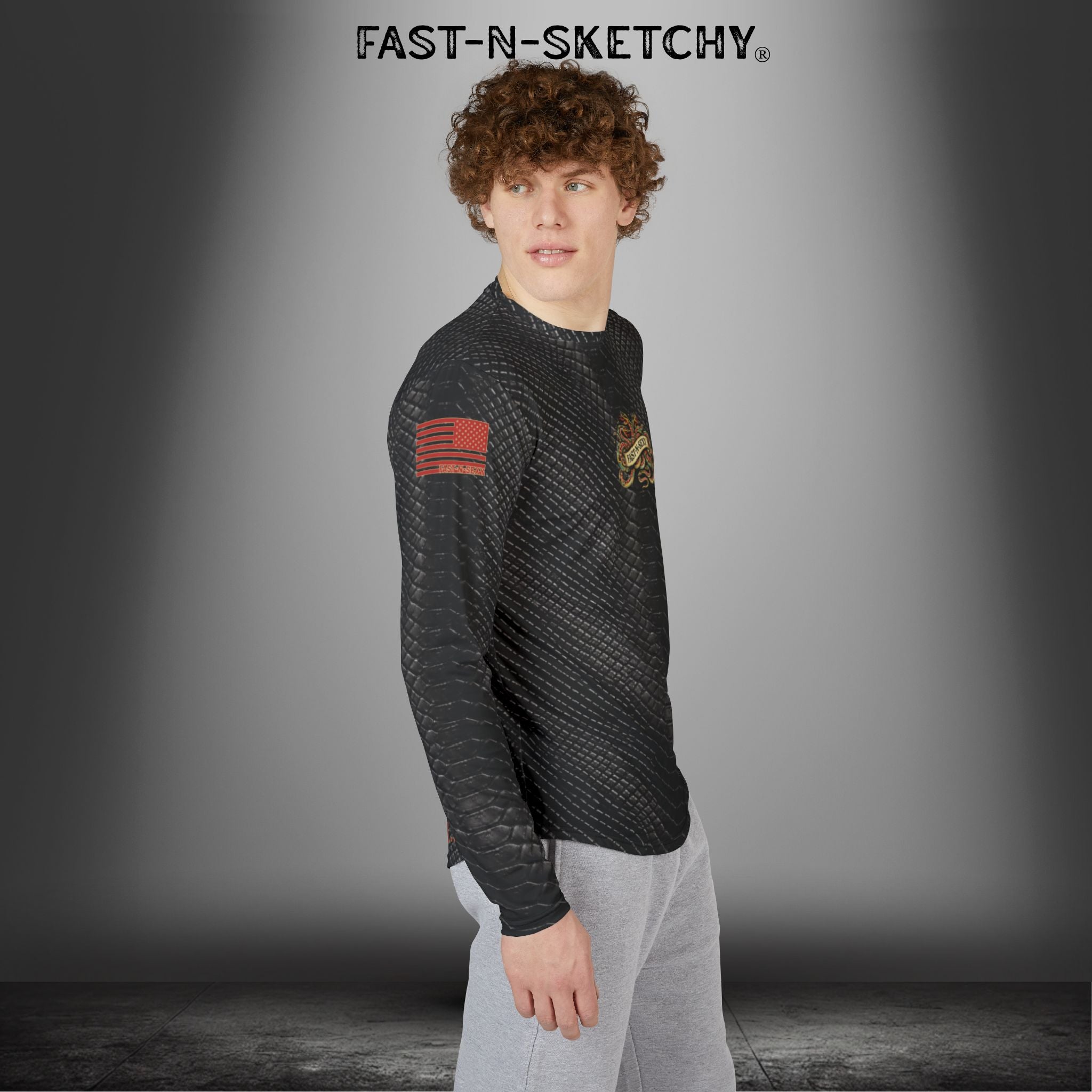 Medusa: The Truth Turns Lies to Stone - UV Protection Long Sleeve Riding Tee