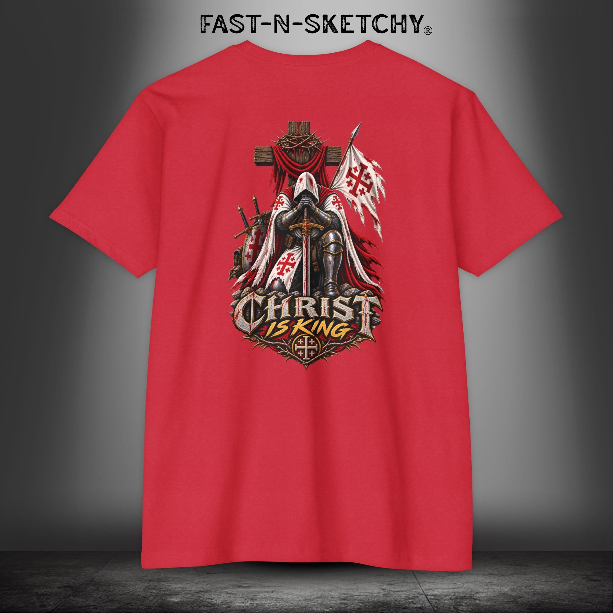 Crusaders' Christ Is King Tee: Military Edition
