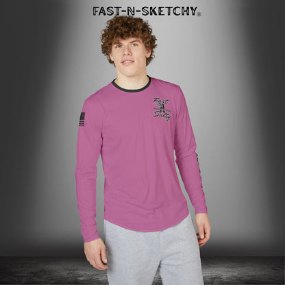 Fast-N-Salty UV Protection Long Sleeve Shirt - (Pink) Perfect for Outdoor Adventures and Fishing
