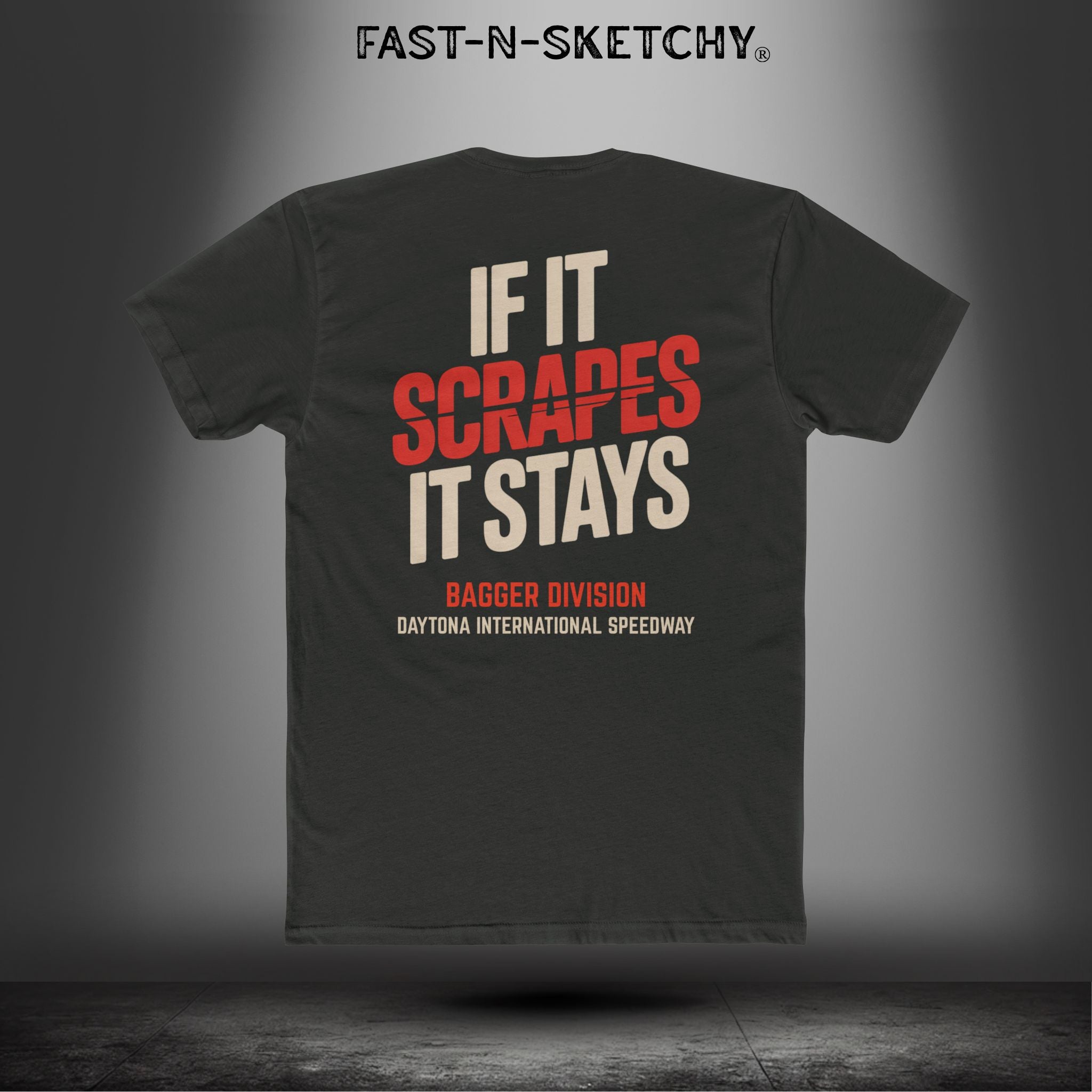 If It Scarpes, It Stays: Daytona Bike Week Bagger Racing Biker Edition Relaxed Classic Tee