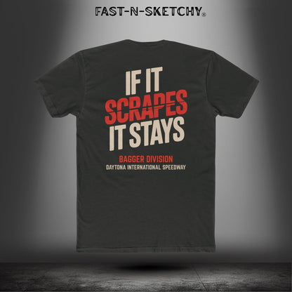 If It Scarpes, It Stays: Daytona Bike Week Bagger Racing Biker Edition Relaxed Classic Tee