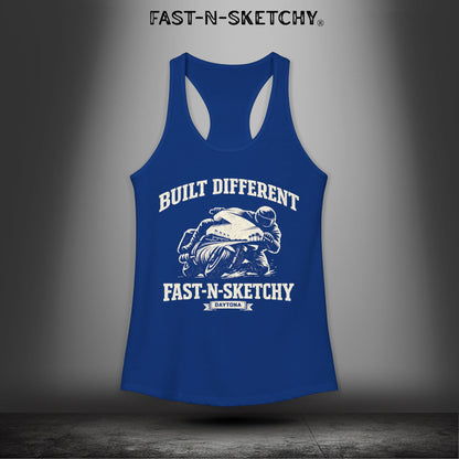 Built Different: Daytona Bike Week Bagger Racing Biker Edition Razorback Tank