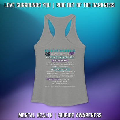 Ride Out of the Darkness 2026 Women's Racerback Tank - LSY