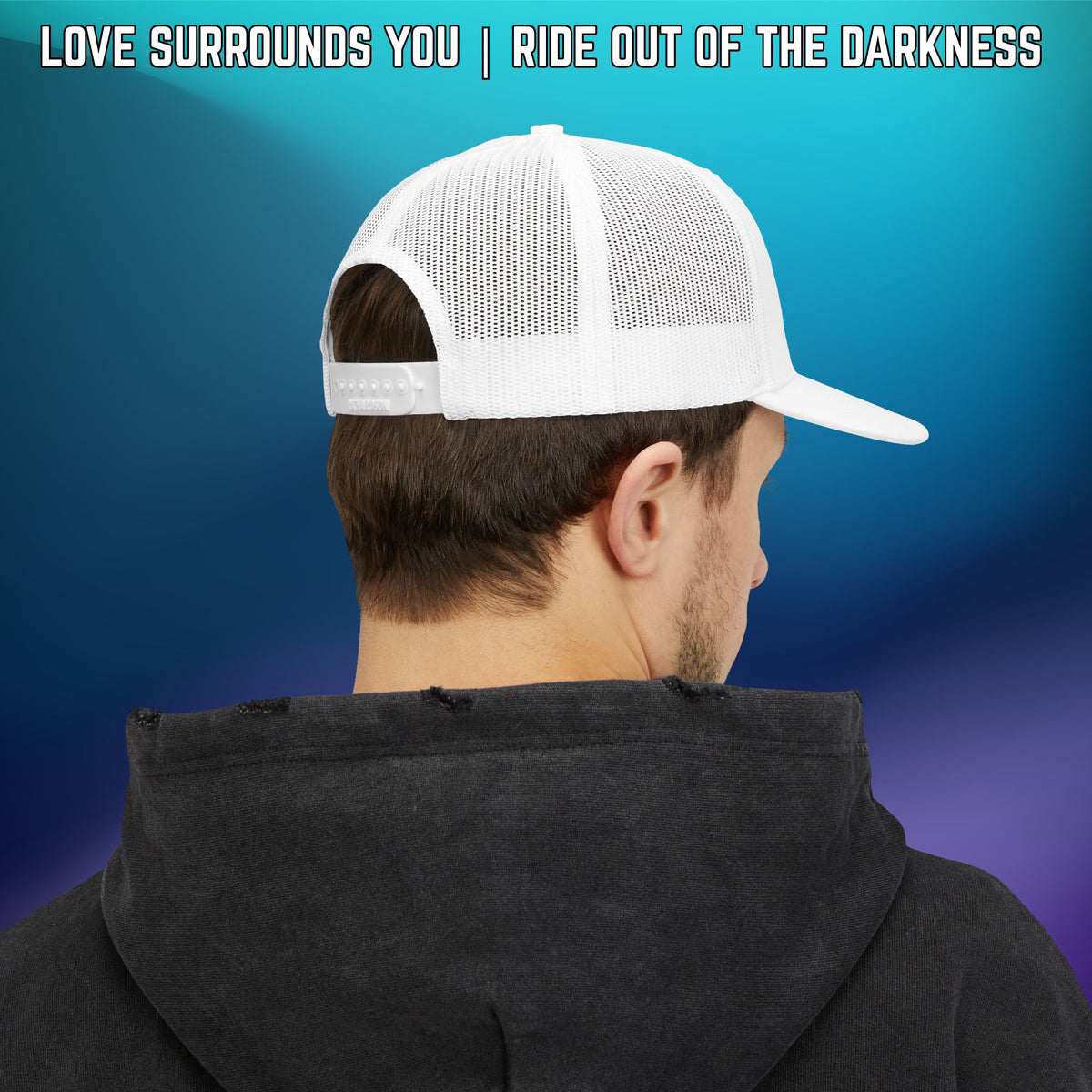 Ride Out of the Darkness 2026 Snapback Richardson 112 Trucker Cap: Suicide Awareness - LSY