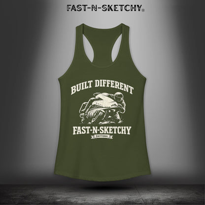 Built Different: Daytona Bike Week Bagger Racing Biker Edition Razorback Tank
