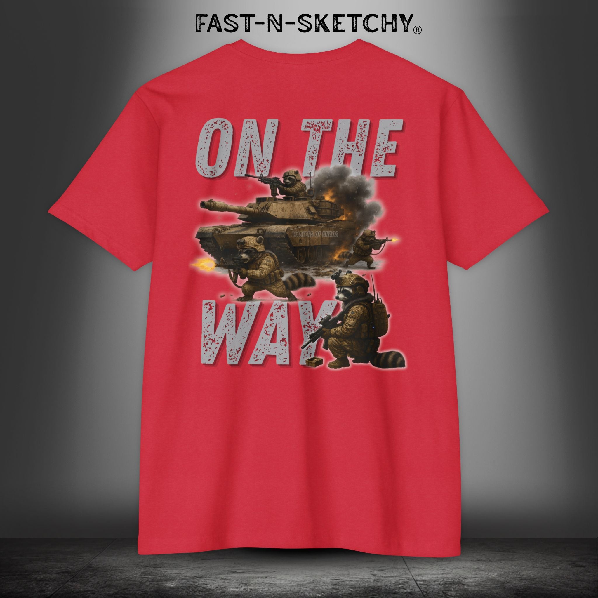 On the Way, The Rizzo: FAST-N-SKETCHY - T-Shirt next Level 6210