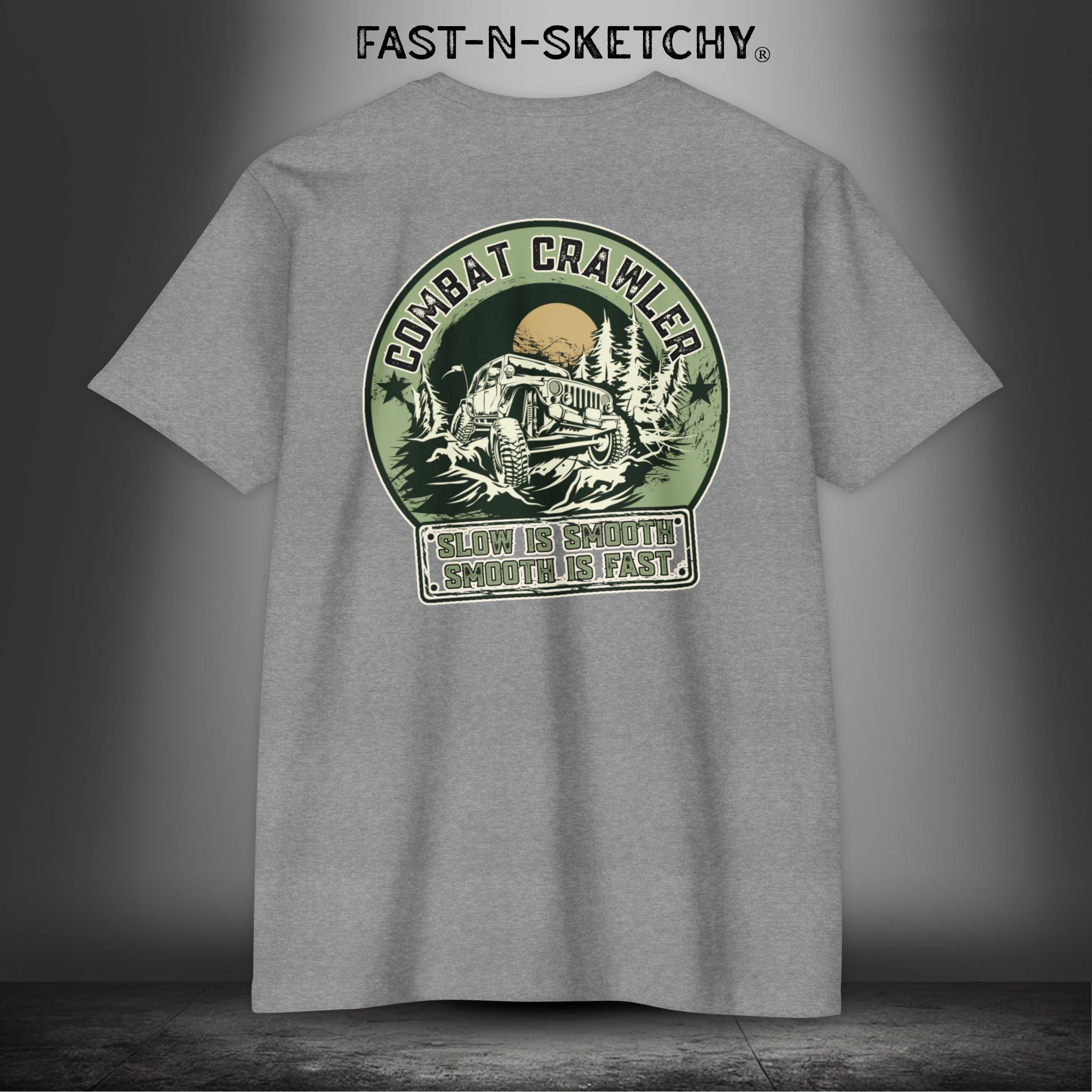 Combat Crawler - Slow is Smooth, Smooth is Fast (Jeep Edition) - T-Shirt