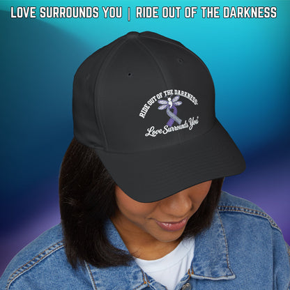 Suicide Awareness Ride Out of the Darkness Flexfit Hat - LSY