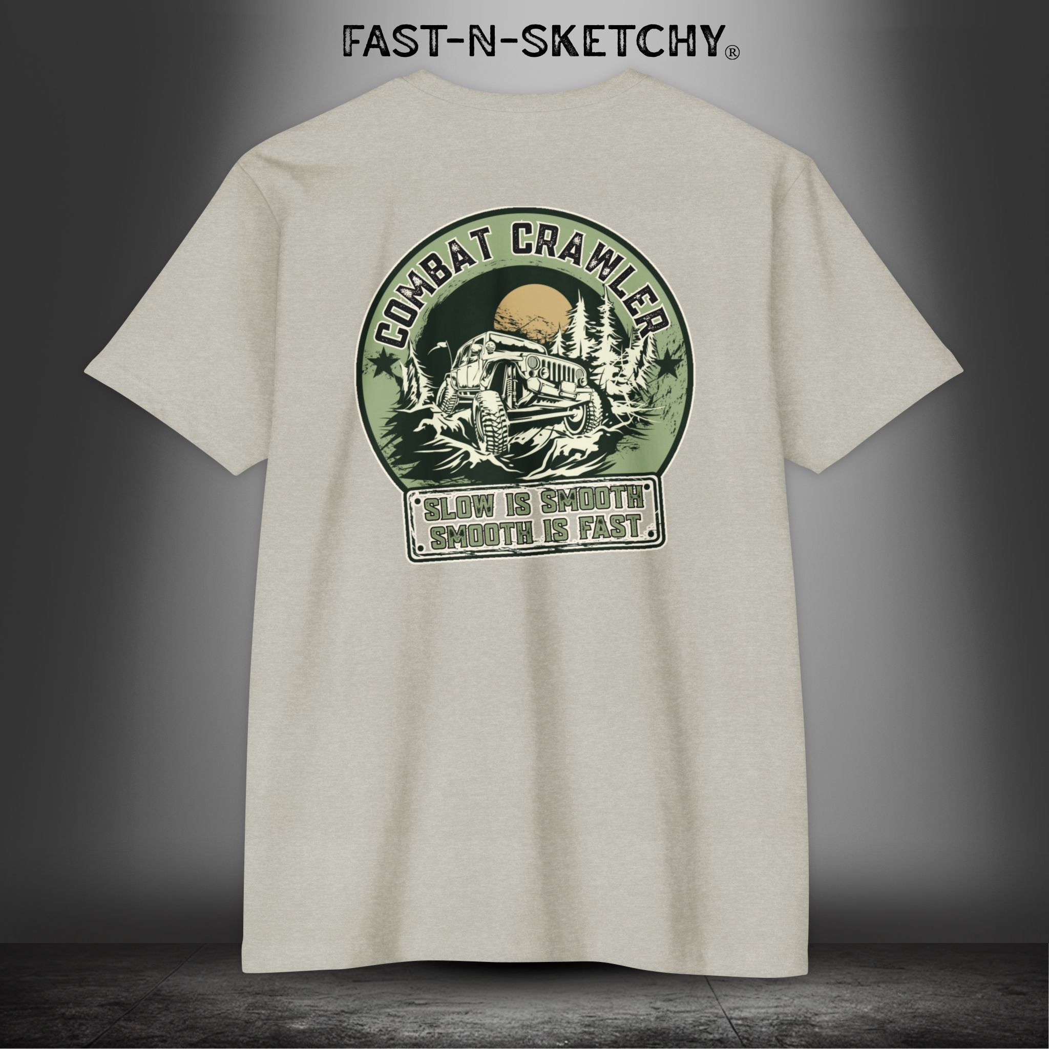 Combat Crawler - Slow is Smooth, Smooth is Fast (Jeep Edition) - T-Shirt