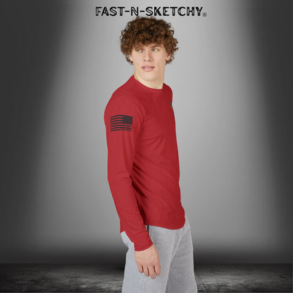 Fast-N-Salty UV Protection Long Sleeve Shirt - (Red)