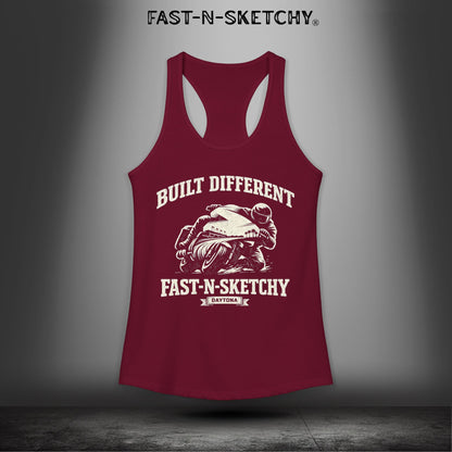 Built Different: Daytona Bike Week Bagger Racing Biker Edition Razorback Tank