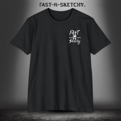 Stay Up Biker Edition Premium Fitted Tee