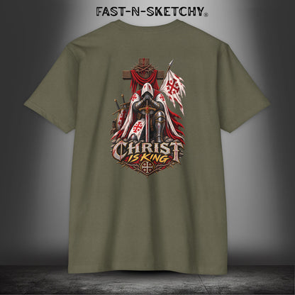 Crusaders' Christ Is King Tee: Military Edition