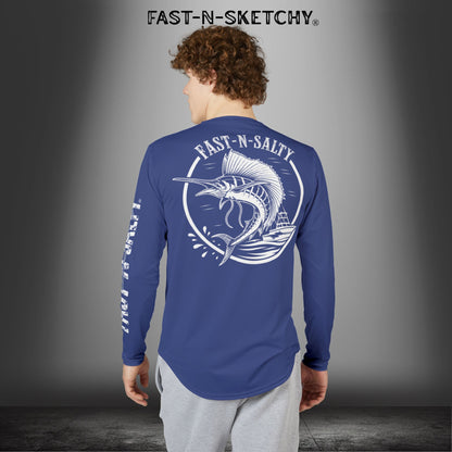 Sailfish Fast-N-Salty UV Protection Long Sleeve Shirt - Perfect for Outdoor Adventures and Fishing