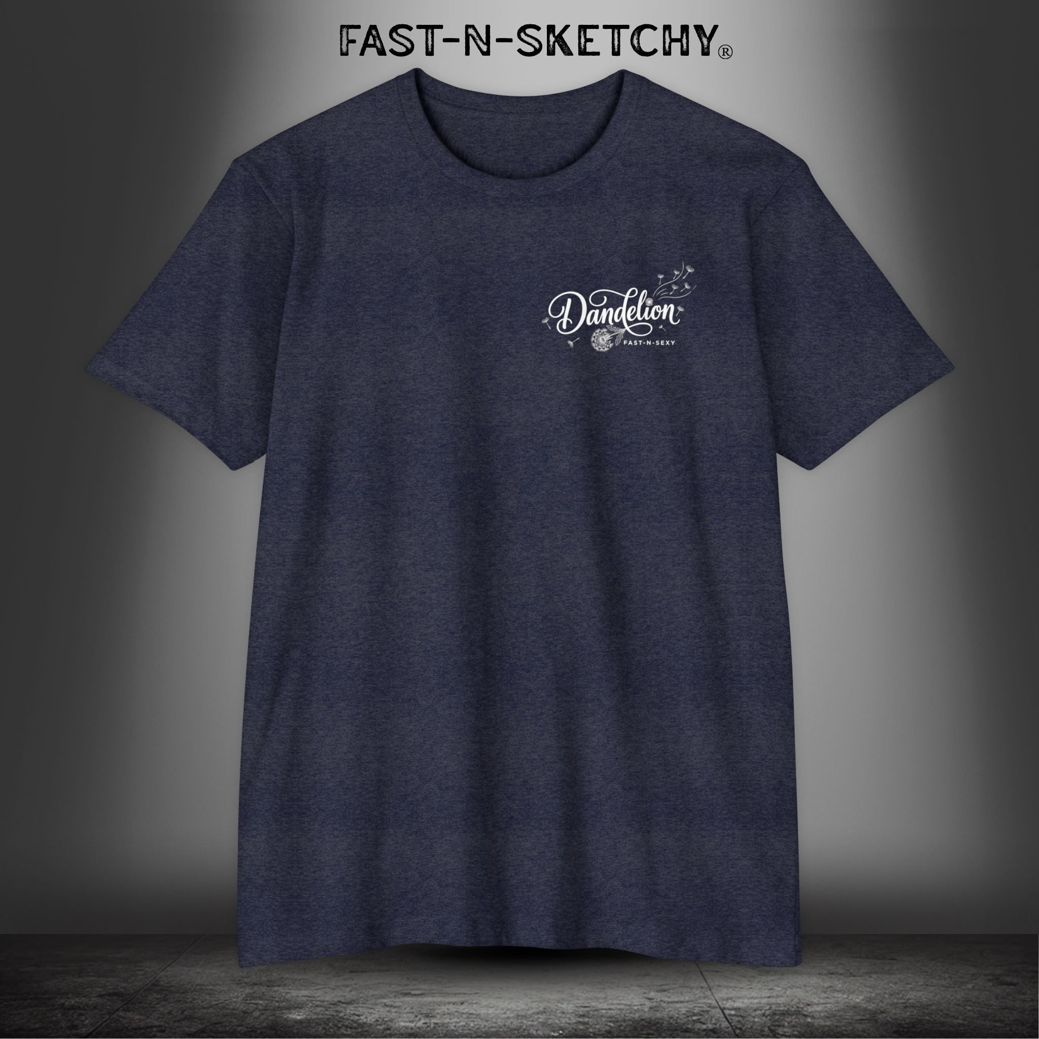 Dandelion: Born To Live Free, Riding on a Breeze - Biker Edition Premium Fitted Tee
