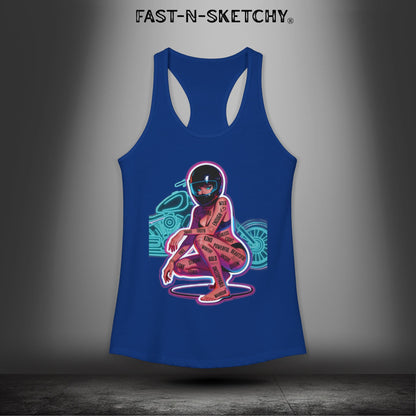 I am Enough: FAST-N-SEXY - Racerback Tank Top