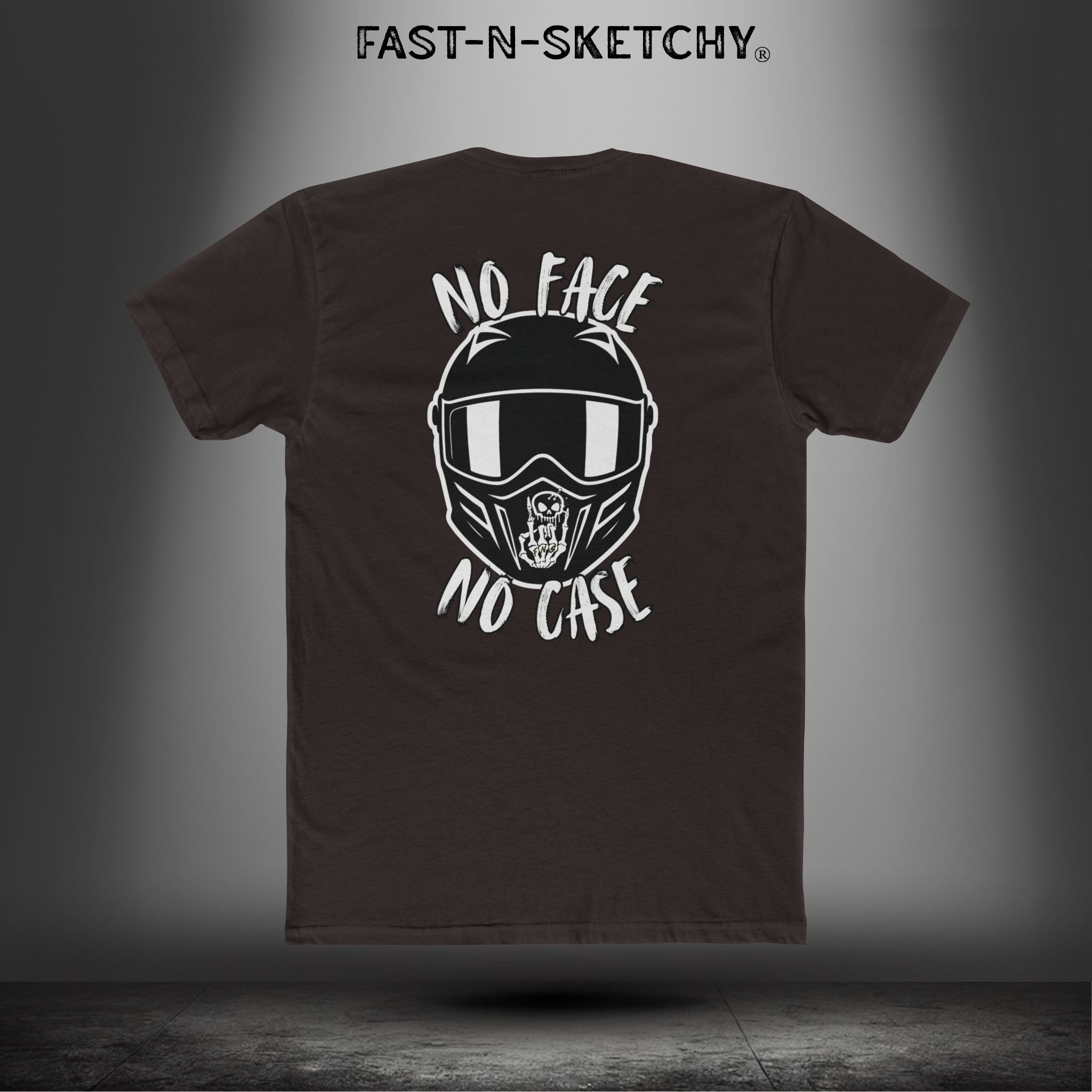 No Face, No Case: Biker Edition Relaxed Classic Tee (S-5XL)