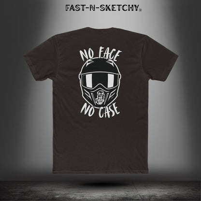 No Face, No Case: Biker Edition Relaxed Classic Tee (S-5XL)