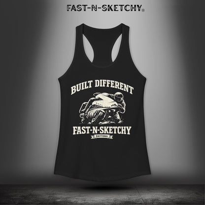 Built Different: Daytona Bike Week Bagger Racing Biker Edition Razorback Tank