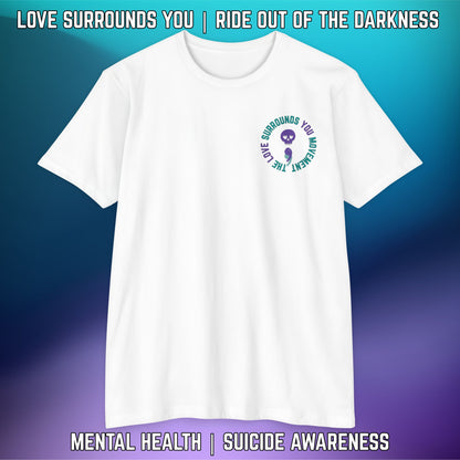 Ride the Storm, Chase the Light: Suicide Awareness T-Shirt - LSY