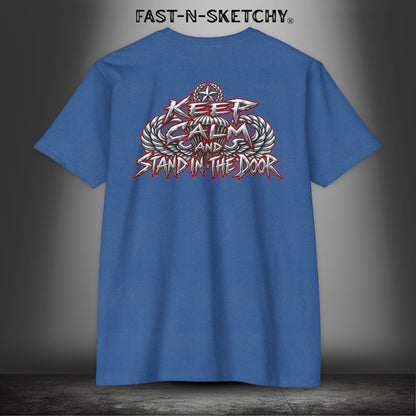 Paratrooper: Keep Calm & Stand in the Door - Military Edition Tee
