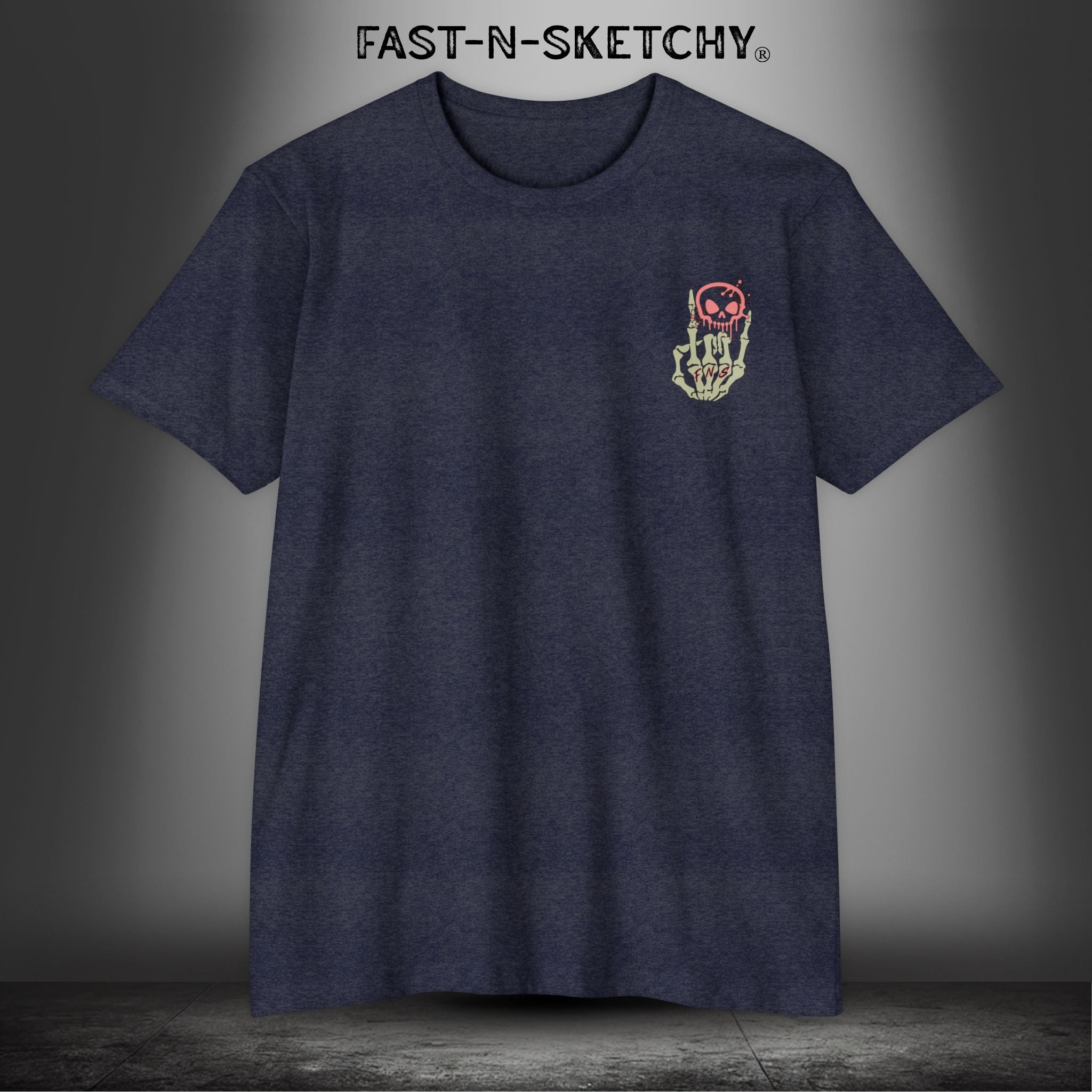 FAST-N-SEXY™ WITH SPINE/FLOWERS: T-shirt Next Level 6210