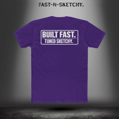 Built Fast, Tuned Sketchy: Bagger Racing Biker Edition Relaxed Classic Tee