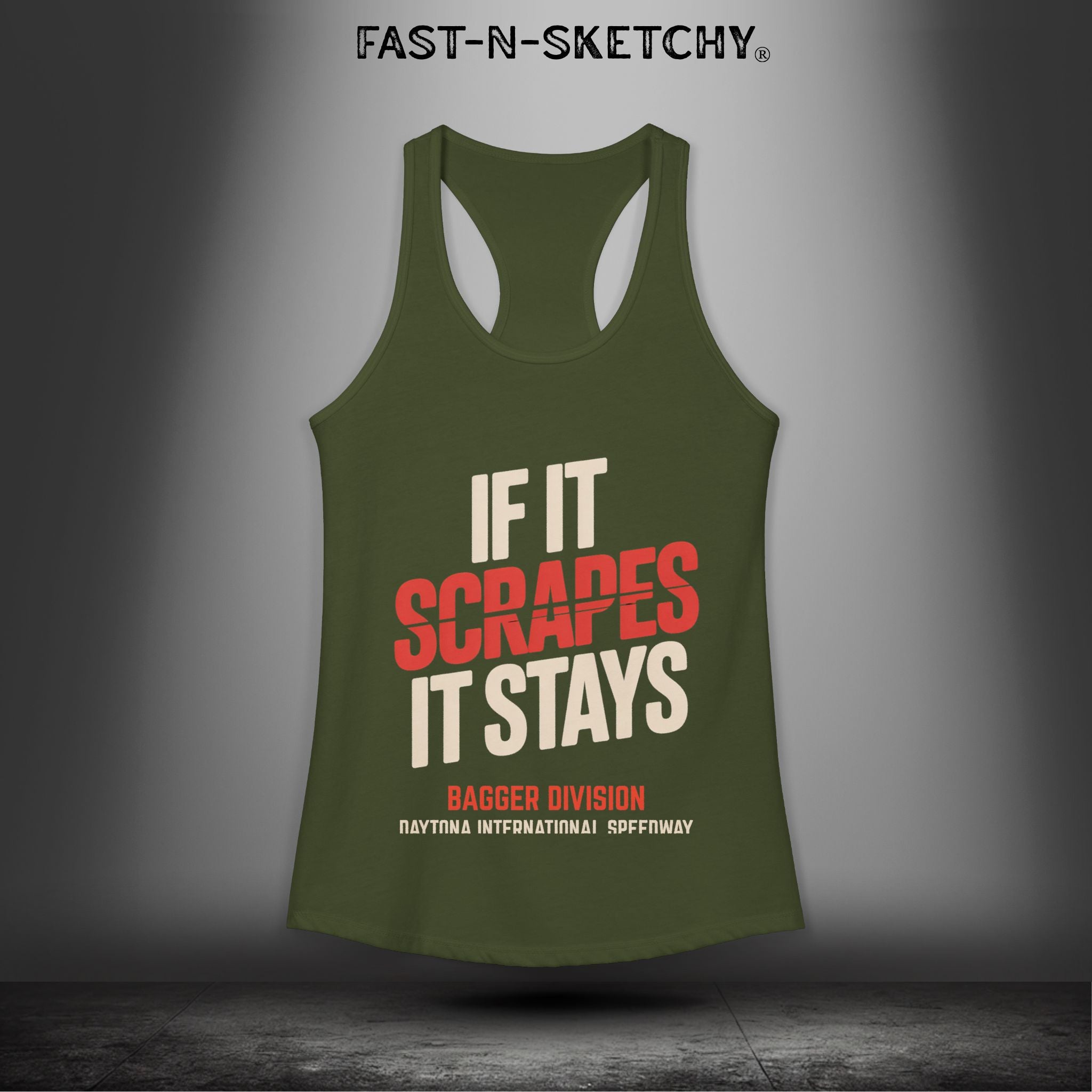 If It Scarpes, It Stays: Daytona Bike Week Bagger Racing Biker Edition Razorback Tank