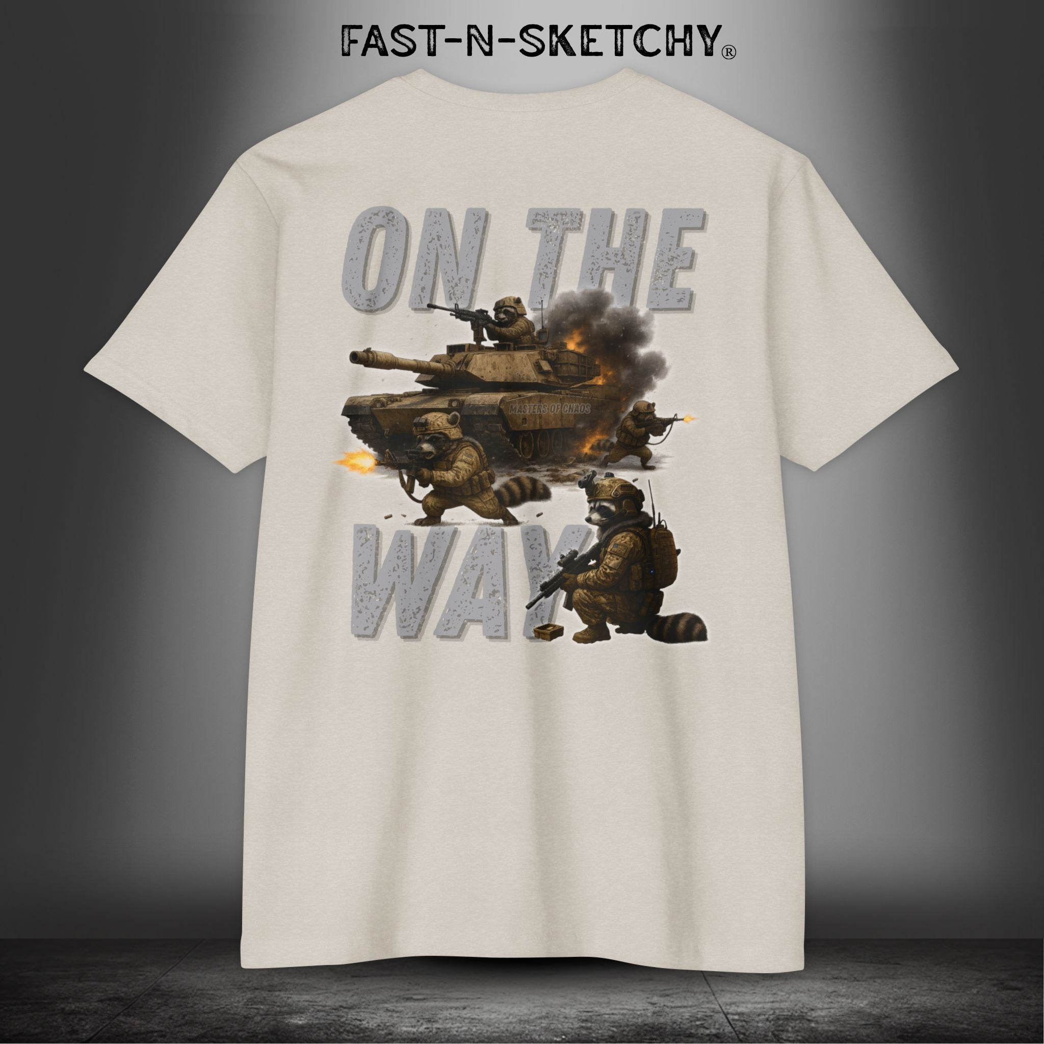 On the Way, The Rizzo: FAST-N-SKETCHY - T-Shirt next Level 6210