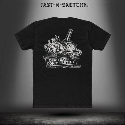 Dead Rats Don't Testify: Biker Edition Relaxed Classic Tee