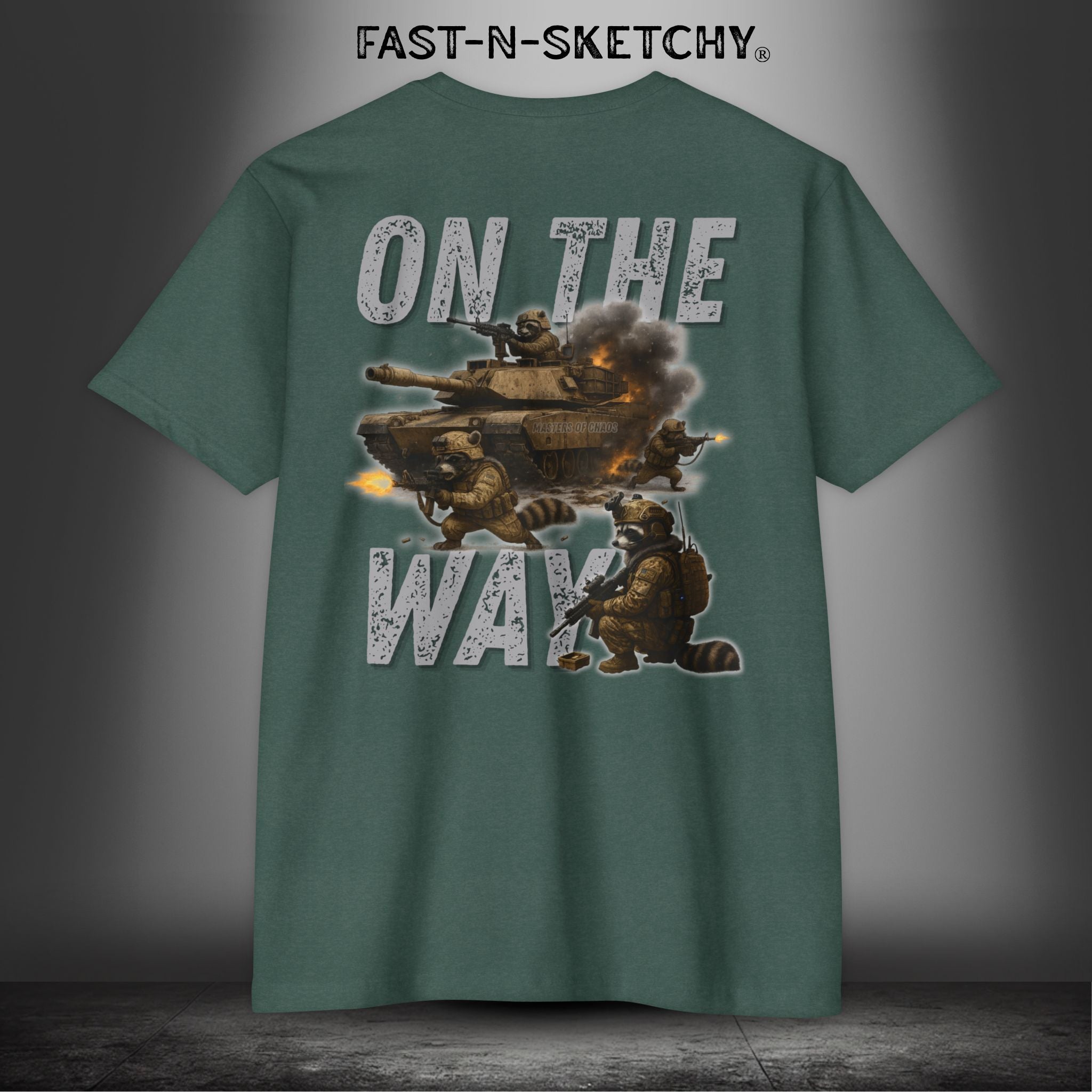 On the Way, The Rizzo: FAST-N-SKETCHY - T-Shirt next Level 6210