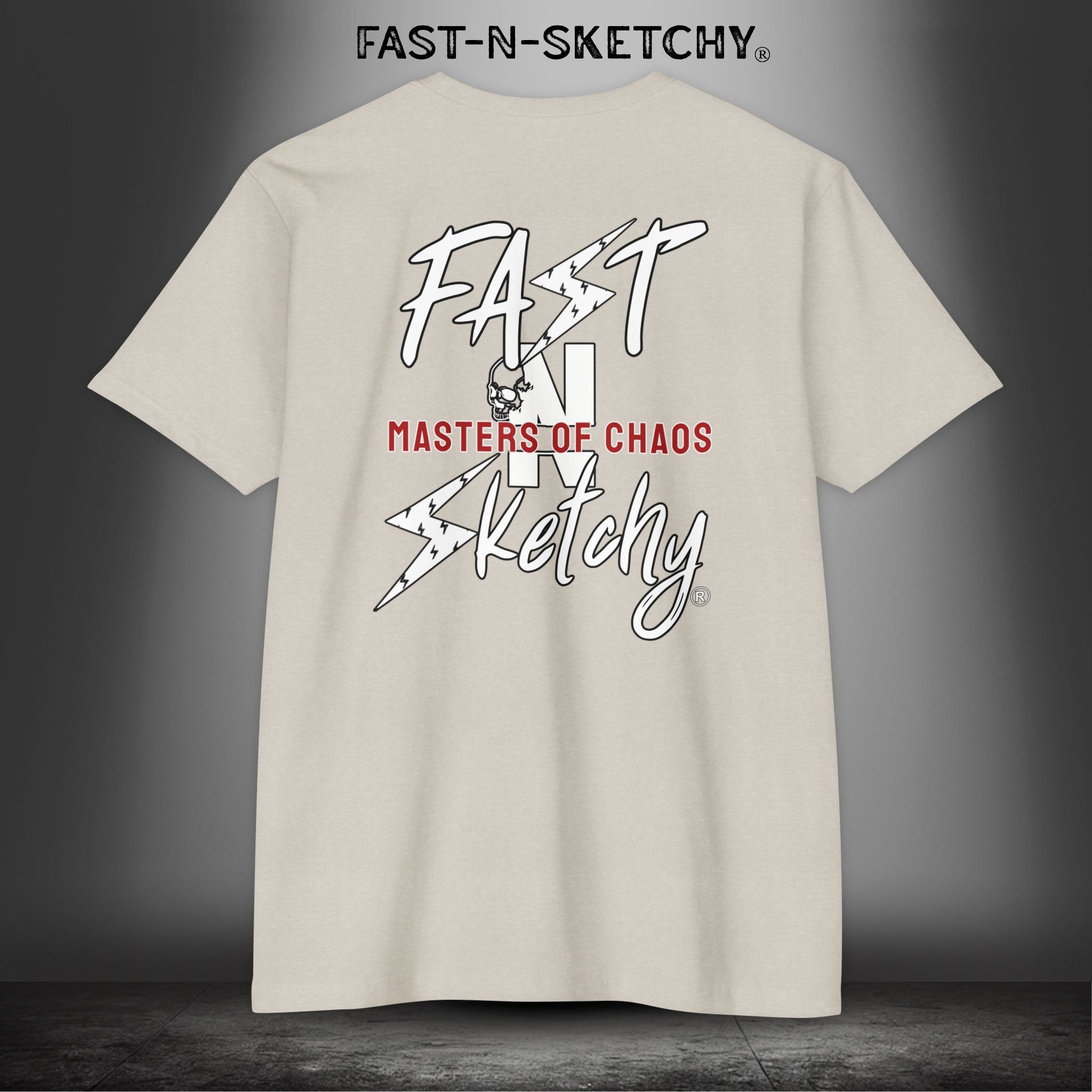 Fast-N-Sketchy Logo Premium Fitted Tee