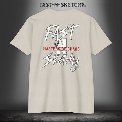 Fast-N-Sketchy Logo Premium Fitted Tee