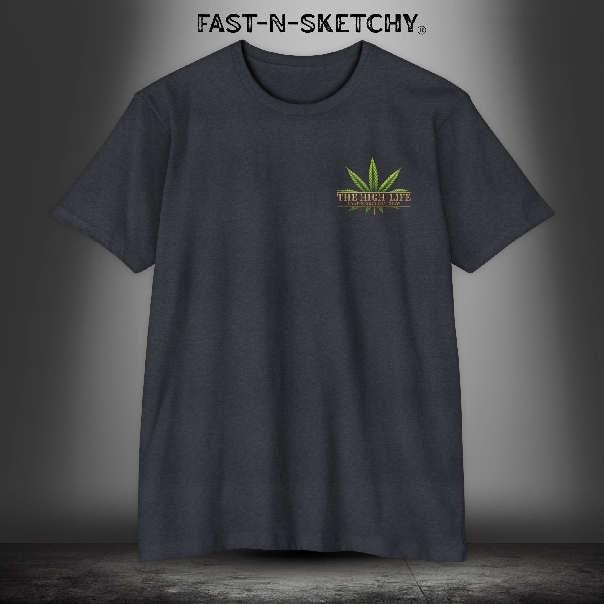 The Highlife: Roll Fatties & Bang Baddies: Biker Edition Premium Fitted Tee