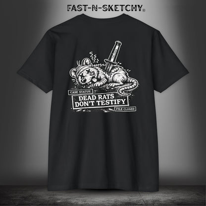 Dead Rats Don't Testify: Biker Edition Premium Fitted Tee