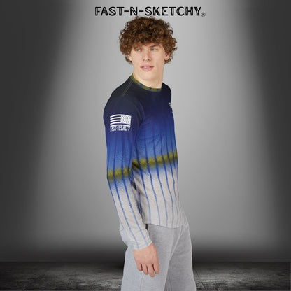 Marlin Camo Fast-N-Salty UV Protection Long Sleeve Shirt