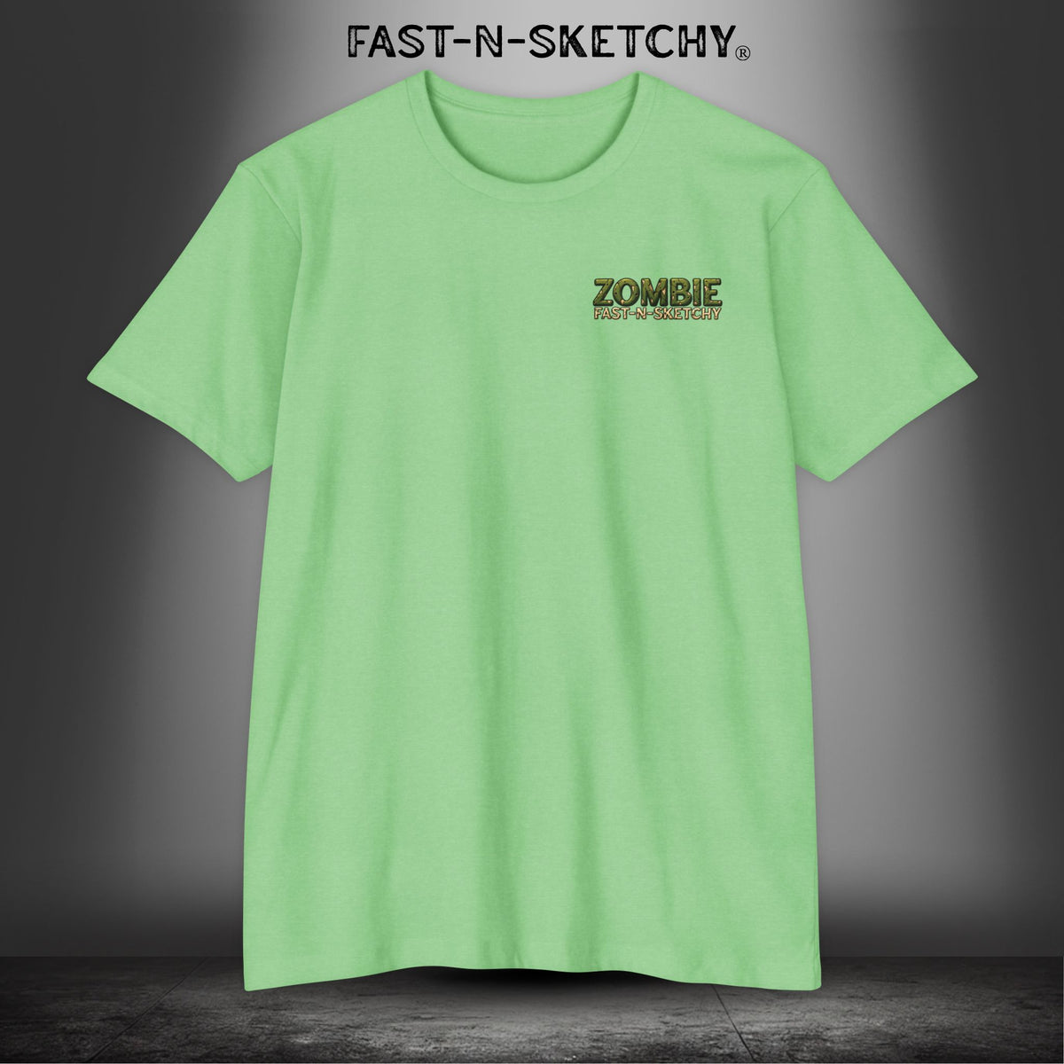 22 a Day, Not Today: Zombie T-Shirt by FAST-N-SKETCHY® - alternate view