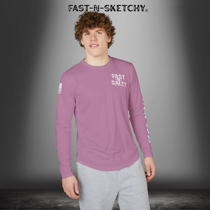 Sailfish Fast-N-Salty Pink UV Protection Long Sleeve Shirt - Perfect for Outdoor Adventures and Fishing
