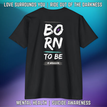 BORN TO BE A WARRIOR: T-Shirt Next Level 6210 - LSY