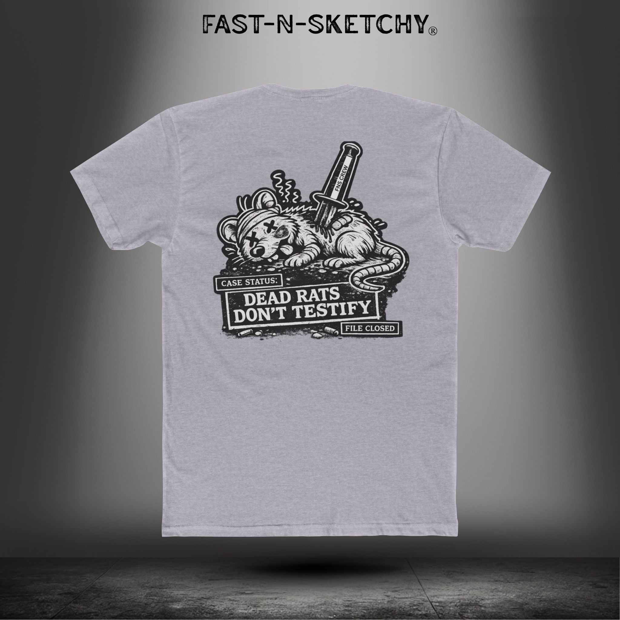 Dead Rats Don't Testify: Biker Edition Relaxed Classic Tee