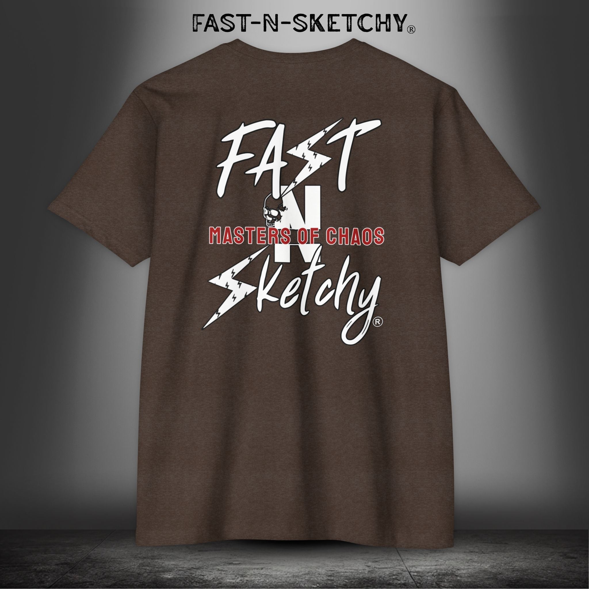Fast-N-Sketchy Logo Premium Fitted Tee