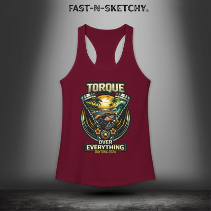 Torque Over Everything: Daytona Bike Week Bagger Racing Biker Edition Razorback Tank