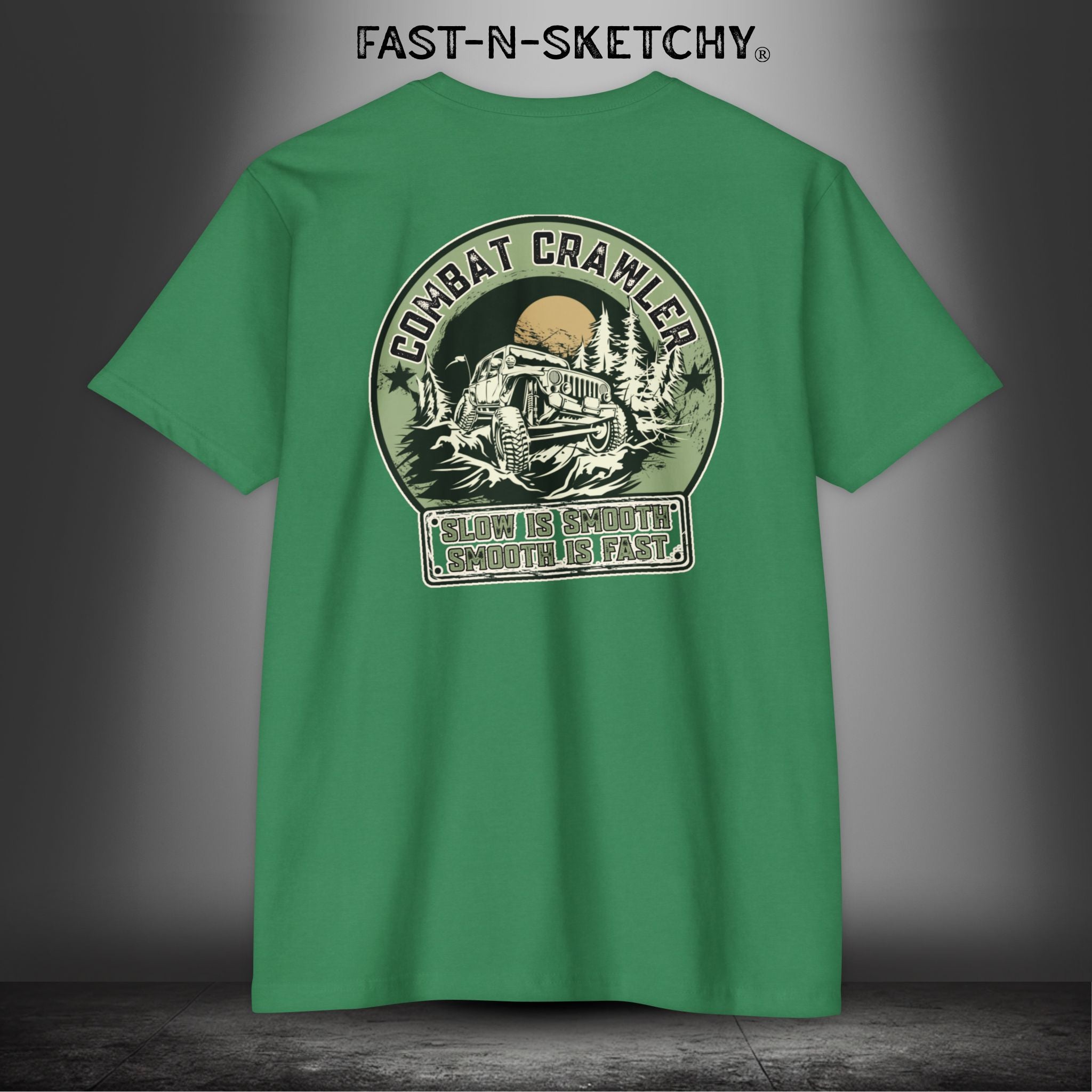 Combat Crawler - Slow is Smooth, Smooth is Fast (Jeep Edition) - T-Shirt