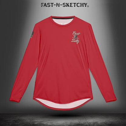 If It Swells, Ride It Fishing / Surfing UV Protection Shirt: Fast-N-Salty