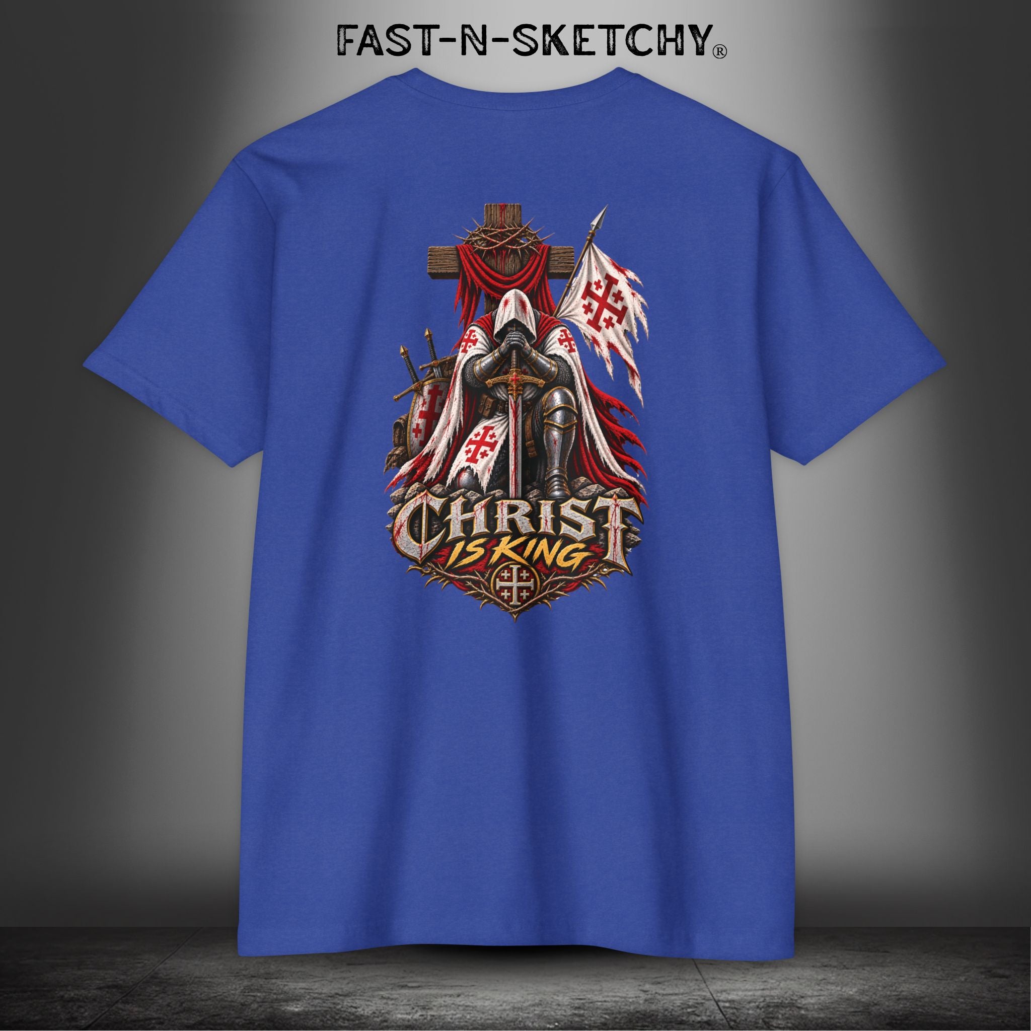 Crusaders' Christ Is King Tee: Military Edition