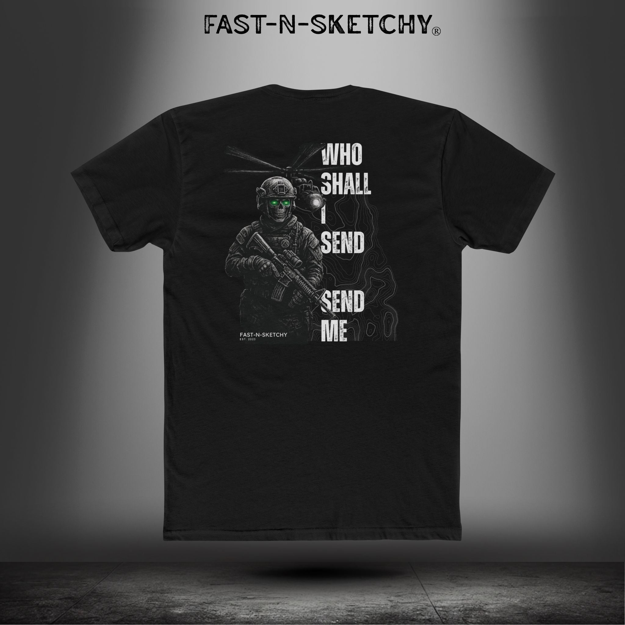 Who Shall I Send, Send Me: Military Edition Relaxed Classic Tee